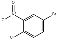 4-ブロモ-1-クロロ-2-ニトロベンゼン 化学構造式