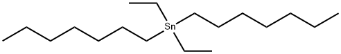 DI-N-HEPTYLDIETHYLTIN Struktur