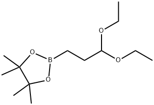 3,3-DIETHOXY-1-PROPYLBORONIC ACID PINACOL ESTER Struktur