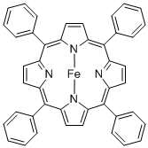 四苯基卟啉铁,16591-56-3,结构式