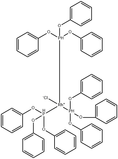 三(三苯基膦)氯化铑(I), 16592-65-7, 结构式