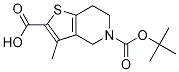 5-[(tert-butoxy)carbonyl]-3-Methyl-4H,5H,6H,7H-
thieno[3,2-c]pyridine-2-carboxylic acid Structure