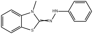3-Methyl-2-benzothiazolinonephenylhydrazone,16599-98-7,结构式