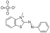 3-Methyl-2-(phenylazo)benzothiazoliumperchlorate 结构式