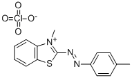 3-Methyl-2-(p-tolylazo)benzothiazoliumperchlorate Structure