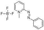 1-Methyl-2-(phenylazo)pyridiniumtetrafluoroborate 化学構造式