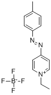 1-Ethyl-4-(p-tolylazo)-pyridinium tetrafluoroborate,16600-21-8,结构式