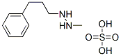 2-methyl-1-(3-phenylpropyl)hydrazine, sulfuric acid|