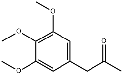 3,4,5-トリメトキシフェニルアセトン 化学構造式