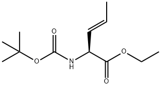 (S)-2-TERT-BUTOXYCARBONYLAMINO-PENT-3-ENOIC ACID ETHYL ESTER Structure