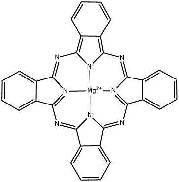 フタロシアニンマグネシウム 化学構造式