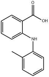 N-(2-METHYLPHENYL)ANTHRANILIC ACID 结构式