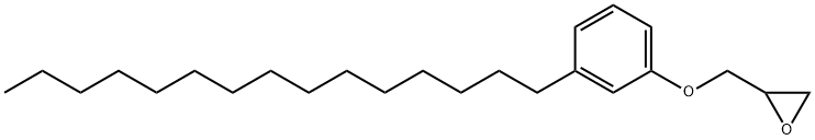 [(m-pentadecylphenoxy)methyl]oxirane,16611-96-4,结构式