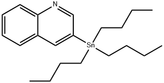3-(トリブチルスタンニル)キノリン 化学構造式