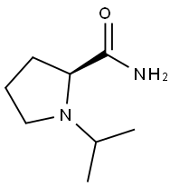 2-Pyrrolidinecarboxamide,1-(1-methylethyl)-,(S)-(9CI),166173-84-8,结构式