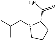 2-Pyrrolidinecarboxamide,1-(2-methylpropyl)-,(S)-(9CI),166173-85-9,结构式