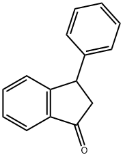 3-フェニルインダン-1-オン 化学構造式