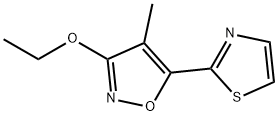 Isoxazole, 3-ethoxy-4-methyl-5-(2-thiazolyl)- (9CI) Structure