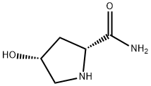 2-Pyrrolidinecarboxamide,4-hydroxy-,(2R-cis)-(9CI) Structure