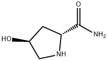 2-Pyrrolidinecarboxamide,4-hydroxy-,(2R-trans)-(9CI) Structure