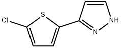 3-(5-Chlorothien-2-yl)-1H-pyrazole Struktur