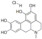 5,6,6a,7-tetrahydro-6-methyl-4H-dibenzo[de,g]quinoline-1,2,9,10-tetrol hydrochloride ,16625-72-2,结构式