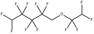 1H,1H,5H-オクタフルオロペンチル1,1,2,2-テトラフルオロエチルエーテル 化学構造式