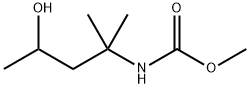 Carbamic  acid,  (3-hydroxy-1,1-dimethylbutyl)-,  methyl  ester  (9CI) Structure