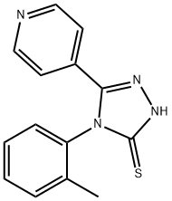 5-PYRIDIN-4-YL-4-O-TOLYL-4H-[1,2,4]TRIAZOLE-3-THIOL Structure