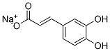 2-Propenoic acid, 3-(3,4-dihydroxyphenyl)-, sodiuM salt Structure