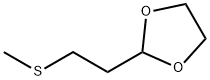 2-(2-(Methylthio)ethyl)-1,3-dioxolane Structure