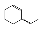 (E and Z)-3-Ethylidenecyclohexene Structure