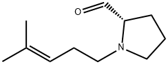 2-Pyrrolidinecarboxaldehyde,1-(4-methyl-3-pentenyl)-,(2S)-(9CI)|