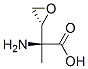 Oxiraneacetic acid, alpha-amino-alpha-methyl-, (R*,S*)- (9CI) 结构式