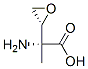 Oxiraneacetic acid, alpha-amino-alpha-methyl-, (R*,R*)- (9CI) Structure