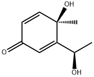 2,5-Cyclohexadien-1-one, 4-hydroxy-3-(1-hydroxyethyl)-4-methyl-, [R-(R*,R*)]- Structure