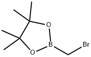 2-(ブロモメチル)-4,4,5,5-テトラメチル-1,3,2-ジオキサボロラン 化学構造式