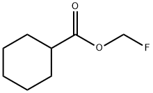 Cyclohexanecarboxylic acid, fluoromethyl ester (9CI) Structure