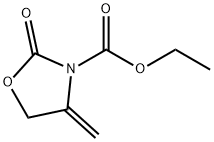 3-Oxazolidinecarboxylic  acid,  4-methylene-2-oxo-,  ethyl  ester Struktur