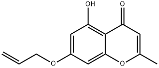 7-Allyloxy-5-hydroxy-2-methylchromone,16639-46-6,结构式