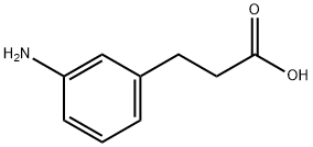3-氨基苯丙酸 结构式