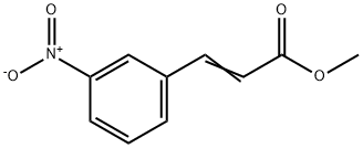 (E)-methyl 3-(3-nitrophenyl)acrylate 化学構造式