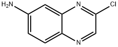 6-Quinoxalinamine,  3-chloro- 结构式