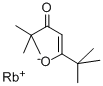 2,2,6,6-TETRAMETHYL-3,5-HEPTANEDIONATO RUBIDIUM, 166439-15-2, 结构式