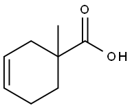 1-甲基-3-环己烯羧酸, 16646-42-7, 结构式