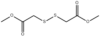Methoxycarbonylmethyldisulfanyl-acetic acid methyl ester,1665-64-1,结构式