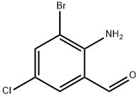 Benzaldehyde, 2-amino-3-bromo-5-chloro- Structure