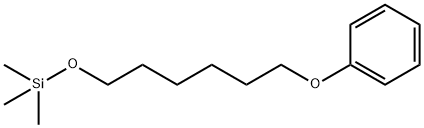 Trimethyl[(6-phenoxyhexyl)oxy]silane Structure