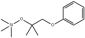 (1,1-Dimethyl-2-phenoxyethoxy)trimethylsilane 结构式