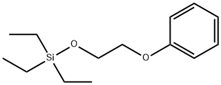 2-[(トリエチルシリル)オキシ]エチル(フェニル)エーテル 化学構造式